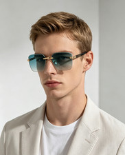 GIVENCHY Rimless Fashion Sunglasses, Model GV40091U, Size 55□17-140 picture