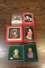 lot of 6 Enesco ornaments picture