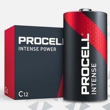 12pc Duracell PROCELL Intense Power PX1400 1.5V C High Performance Alkaline picture