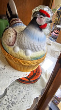 Staffordshir HEN on Nest. Excellent Condition picture