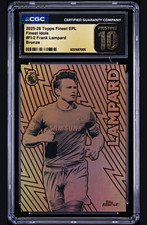 Topps Finest EPL2025-26 Frank Lampard Chelsea Idols Bronze #FI-2 PRISTINE CGC 10 picture
