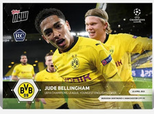 2020-21 Topps Now UEFA Champions League - Erling Haaland, Jude Bellingham ROOKIE picture