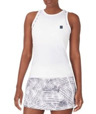 FILA Women's Foul Line High Neck Tennis Tank Top  - MSRP $70 - New With Tags picture