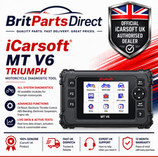 Triumph Motorcycle Diagnostic Tool iCarsoft MT V6 OBD2 Scanner Code Reader UK picture