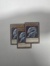 YUGIOH: 3x Blue-eyes White Dragon ORIGINAL ART SDK NM CLASSIC LDK2-ENK01 Playset picture