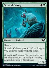 MTG Scurrid Colony [Strixhaven: School of Mages] Lightly Played Foil Magic picture
