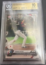 Price Reduced Rare / BGS10 Shohei Ohtani Grand Slam WBC Topps NOW picture