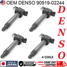OEM DENSO 4* Ignition Coils For 2001-12 Toyota Camry Corolla Highlander RAV4 picture
