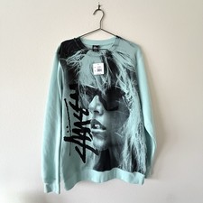 Vintage Stussy Men’s Large Sweatshirt NWT Mint XL Made In USA picture