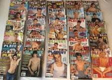 LOT OF 29 PLAYGUY Vtg Y2K gay magazines  1999-2002 RARE SUPER HOT PLAYGUYS Euro picture