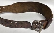 Vintage Altus Medium Leather Weightlifting Kidney Belt  (28-34 waist) Good picture