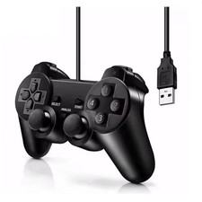 USB Wired PC Game Controller Gamepad for Windows Laptop Joystick Black   picture