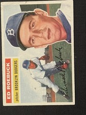 1955 Topps #195 Ed Roebuck picture