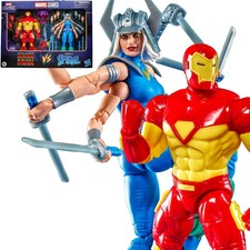 Marvel Legends Series Iron Man vs Spiral 6-Inch Action Figures picture