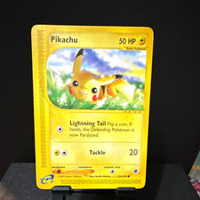Pikachu 124/165 Expedition Base Set E reader LP picture