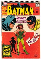Batman #181 (DC Comics June 1966) 1st Poison Ivy - No Insert picture