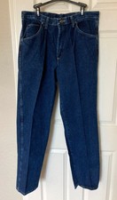 Wrangler Jeans 36X32 Men’s Regular Fit Straight Denim Dark Midnight Wash 96501MR picture