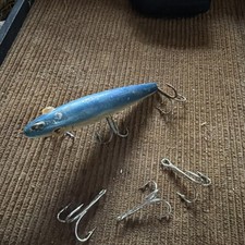 Vintage L&s 7m24 In Blue Mullet Great For Fishing Comes With New Hooks picture