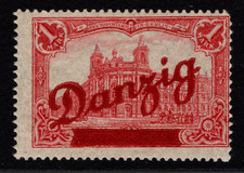 Danzig Mi# 48 MLH / Signed 2x & Karl Kniep Reciept for Geuine - S47981 picture