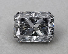 6 Carat Radiant Cut Lab Grown Diamond  VVS1 10x14 MM Grey Color Premium quality picture
