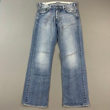Vintage Mavi Matt Jeans Mens 32x32 Blue Medium Wash Denim Relaxed Straight Y2K picture