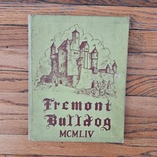 VINTAGE 1954 John C Fremont Bulldogs Jr. High School Yearbook, Pomona CA. picture
