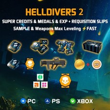 HELLDIVERS 2 - Farm Fast |SuperCredits💎|Medals🥇|Samples🟩🟧🟪 | XP |No Login❗ picture