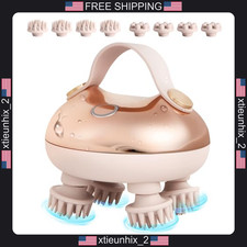 Scalp Massager Electric Waterproof Head Relaxer with 8 Silicone Heads picture