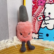 Jellycat Amuseable Nail Polish Plush Doll Soft Stuffed Cute Pink Figure Toy Gift picture
