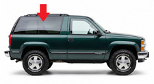 Fits 1993-1999 Blazer/Tahoe, GM Yukon 2DR Right Passenger Side Quarter Glass picture