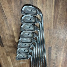 PING ZING Black Dot Iron Set 4-PW + SW  KT-M Steel Shaft Stiff Flex RH picture