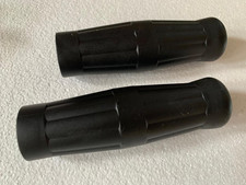 BLACK Vintage Bicycle Grips COKE BOTTLE BARREL Cruiser Lowrider City Trike Bike picture