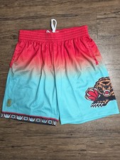 Mitchell & Ness Memphis Vancouver Grizzlies NBA Fadeaway Swingman Shorts Sz L picture