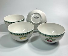 Set of 4 Villeroy & Boch French Garden Fleurence Cereal / Soup Rice Bowls picture