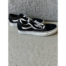 Vans Old Skool Black White Skate Shoes - Men's 6.5 / Women's 8 picture