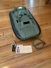 Vintage GI JOE Killer Whale Hovercraft Vehicle 1984 with broken Cutter and file picture