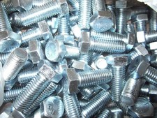 5/8-11 X 1 1/2 Hex Head Cap Screws Grade 5 Zinc Plated 200 Pieces picture