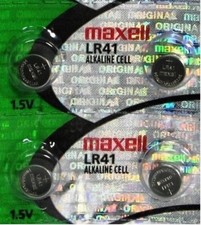 4 Maxell LR41 Button Cell Batteries. AG3 192 picture