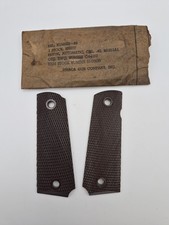 Colt 1911 Pistol Grips Vintage Surplus Parts envelope Not Included. R&L Sides picture