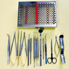 Micro Periodontal Oral Surgery Kit Surgical Instruments Dental Hu Friedy Knife picture