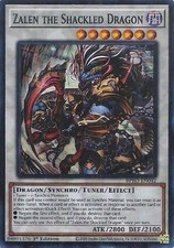 Zalen the Shackled Dragon - BPRO-EN042 - Super Rare - 1st Edition Near Mint, Eng picture