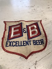 E & B excellent beer large patch Echardt And Becker Detroit Ultra Rare HTF picture