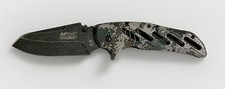 MTech USA Folding Knife Stone Wash Blade Digital Camo - Spring Assist MT-A904 picture