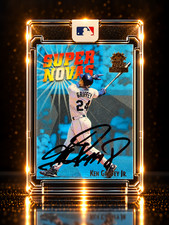 1999 Topps Stars - Super Novas Ken Griffey Jr #178 EX In Person On Card Auto picture