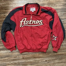 Vintage Majestic Houston Astros MLB Jacket XL 90s Y2K Boxy Waterproof  picture