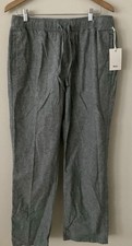 NEW TAGS Katin Isaiah Local Pants Men Blue Gray Cotton Stretch Drawstring Lounge picture
