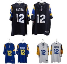 2026 Men's Puka#12 Nacua Blue/White/Black/Yellow Stitched Jersey S-3XL Duty-Free picture