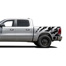 Shreds Decal for Dodge Ram Crew Cab 1500 Scratches Sticker Big Horn Laramie Kit picture