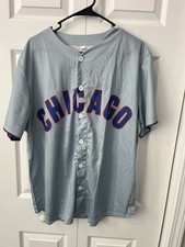 Replica Chicago Cubs Ernie Banks 1969 Gray Road Jersey XL picture