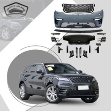 For 2018–2023 Range Rover Velar Front Bumper Complete Kit w/Grille&Fog Lights picture